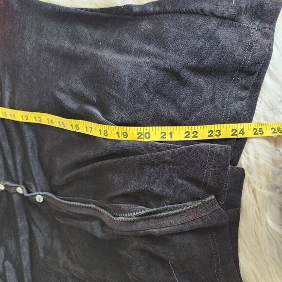 Lane Bryant Slinky Cardigan Black Sz 18 20 Knit Stretchy LIQUID Knit - Picture 9 of 11